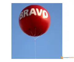 Velike lopte, cepelini, reklama sa svetlom iznad grada, prodaja sa lagera - 4