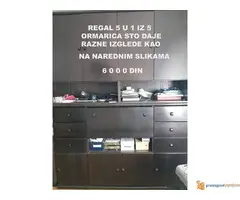 Prodajem razne ormane i regale povoljno. - 6