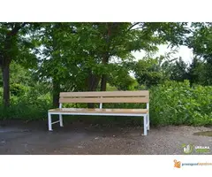 Klupe od drveta i metala za odmor - Urbana oprema doo