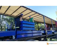 Kolica za prikupljanje tereta i transport buradi Urbana oprema Novi Sad