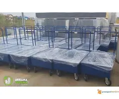 Kolica za prikupljanje tereta i transport buradi Urbana oprema Novi Sad