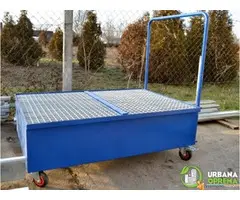 Kolica za prikupljanje tereta i transport buradi Urbana oprema Novi Sad