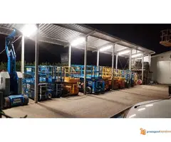 Iznajmljivanje i prodaja radnih platformi i svih građ. mašina