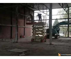 Iznajmljivanje i prodaja radnih platformi i svih građ. mašina