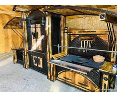 Etno ROSTILJI i RAZNJEVI u kombinaciji sa drvetom