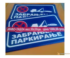 Mi pravimo table za adresni registar/ standard