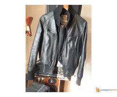 Kožna jakna kratka  (broj 46,velicina S - 3