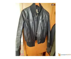 Kožna jakna kratka  (broj 46,velicina S - 5