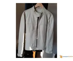 Kožna jakna bela - 2