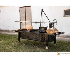 Etno ROSTILJI i RAZNJEVI u kombinaciji sa drvetom - 4