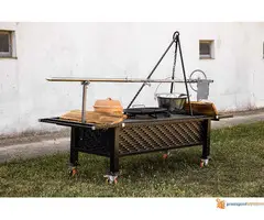 Etno ROSTILJI i RAZNJEVI u kombinaciji sa drvetom - 5