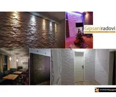 Gipsarski radovi povoljno Beograd 060/7591534 - 6