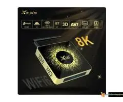 Android box X96-X10 Amlogic S928X- 8/64GB,WIFI6, 1GB LAN, 8K