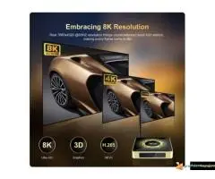 Android box X96-X10 Amlogic S928X- 8/64GB,WIFI6, 1GB LAN, 8K