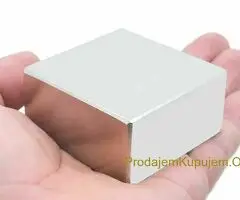NOVO - 40x40x20mm N52 Neodijumski Bolk Magneti - 2
