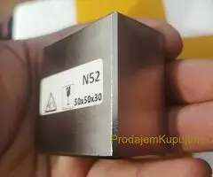 NOVO - 50x50x30mm N52 Neodijumski Bolk Magneti - 7