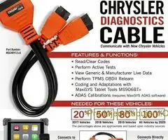 OBD2 kabel za FIAT / ALFA 12+8 Bypass adapter Chrysler