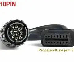 ICOM-D kabel za BMW 10 pin na 16 pin OBD2 za motocikle.