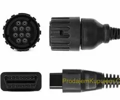 ICOM-D kabel za BMW 10 pin na 16 pin OBD2 za motocikle. - 10