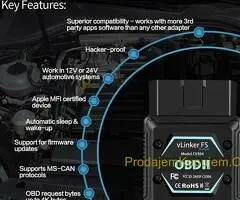 vLinker FS Bluetooth Ford Mazda FORScan HS MS CAN - 6