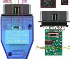 NOVO-Ecuscan USB Vag KKL Fiat Ecu FT232RL 409.1 Dijagnostika - 7