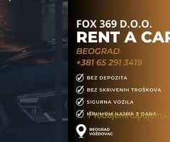 Rent a car Beograd - bez depozita