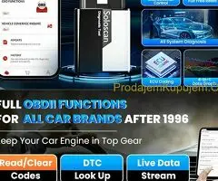 Novo - KINGBOLEN SOLOSCAN OBD2 Bluetooth 20+ Reseta + Kabel - 9