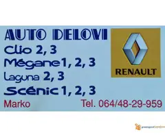 Polovni auto delovi Renault Sabac