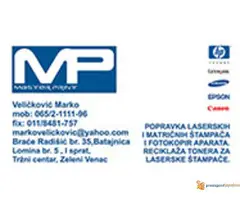 Reciklaza i dopuna toner ketridza AKCIJA - 2