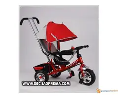 Tricikl za decu Playtime Podesivi Naslon Crveni