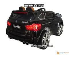 BMW X5 Style na akumulator 12V za decu Crni