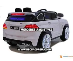 Mercedes AMG Style na akumulator 12V za decu Beli