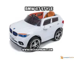 BMW X7 na akumulator 12V za decu Beli