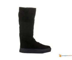 Crne duboke cizme - 4